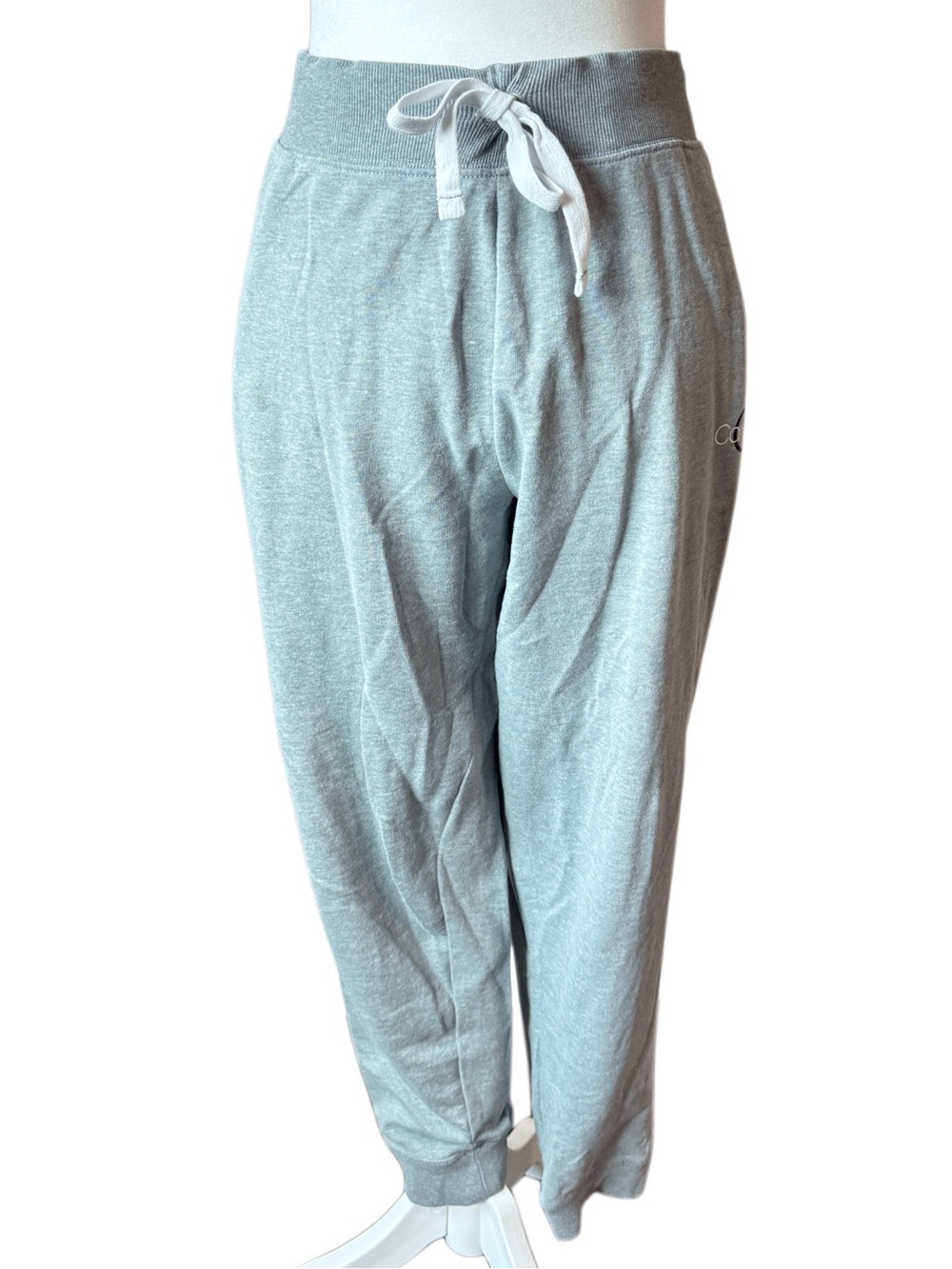 Calvin Klein Light Gray Drawstring Jogger Pants